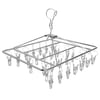 Sunup SN-29188 Metal Çorap Askısı 30 Mandallı Paslanmaz Çelik İç Çamaşırı Kurutma Askılığı