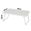 Sunup SN-29691 Katlanabilir Laptop Masası ve Yatak Koltuk Üzeri Tepsisi Beyaz 60x40cm