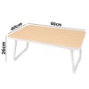 Sunup SN-29693 Katlanabilir Laptop Masası ve Yatak Koltuk Üzeri Tepsisi Ahşap Desen 60x40cm
