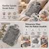 Sunup SN-29909 Peluş Kılıflı Yumuşak Dokulu 30 Cm 2000 Ml Kapasiteli Sıcak Su Torbası