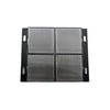 TRİO 100x100mm Reflektör / Mesafe Sensörleri Uyumlu - Siyah