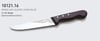 Wenge Saplı İşlemeli Kasap Bıçağı 16 cm No.2 Hulusi Bıçak 36mm X 160mm X 3mm 10121.16