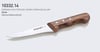 Zebrano Saplı Perçinli Kasap Kemik Sıyırma Bıçağı 14 cm Hulusi Bıçak El Yapımı 36mm X 140mm X 3mm 10332.14