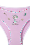 Tutku  Kız Çocuk Elastanlı Önü Baskılı Slip Külot TKC0832
