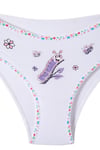 Tutku  Kız Çocuk Elastanlı Önü Baskılı Slip Külot TKC0832