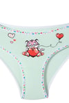 Tutku  Kız Çocuk Elastanlı Önü Baskılı Slip Külot TKC0832
