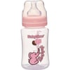 BabyTime Silikon Uçlu Geniş Ağızlı Biberon 250ml - Pembe
