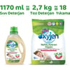 Bingo Oksijen Doğal İçerikli Sıvı Çamaşır Deterjanı 1.170 ml 18 Yıkama