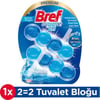Bref WC Brilliant Gel Buzul Okyanus Kir&Kireç Önleyici & Koku Giderici Katı 2'li Kozlet Temizleme Topu