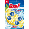 Bref WC Power Active LimonKir & Kireç Önleyici & Koku Giderici Katı 2'li Klozet Temizleme Topu