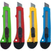 Büdü Discount Maket Bıçağı Eco Plastik Renkli 10 Yedekli Blisterli KTX-2356X24