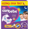Canbebe Bebek Bezi Aylık Paket 5 Beden 60 Adet