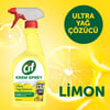 Cif Krem Sprey Ultra Yağ Çözücü Yüzey Temizleyici Limon 750 ml