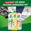 Cif Krem Yüzey Temizleyici Limon Kokulu Yağ ve Kireç Sökücü Leke Çıkarıcı 1500 ML