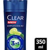 Clear Men 3ın1 Şampuan & Duş Jelı Yağlanma Karşıtı Lıme Özü 350 ml