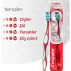 Colgate 360 Gelişmiş Optik Beyaz Yumuşak Diş Fırçası Spiral Parlatıcı Kılllarla 1 Adet