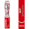 Colgate 360 Gelişmiş Optik Beyaz Yumuşak Diş Fırçası Spiral Parlatıcı Kılllarla 1 Adet