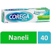 Corega Naneli Takma Diş Yapıştırıcı Krem 40 g – Ferah Nane Aromalı, Güçlü ve Uzun Süreli Tutucu Etki