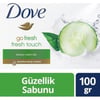 Dove Fresh Touch Salatalık Özlü ve Nemlendirici Kremli Sabun 100 gr Tekli – Ferahlatıcı ve Yumuşatıcı Etki