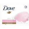 Dove Güzellik Sabunu - Tüm Cilt Tiplerine Uygun, Nemlendirici Kremle Zenginleştirilmiş, 90 g, Pembe