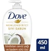Dove Nemlendirici Sıvı Sabun Hindistan Cevizi Yağı ve Badem Sütü Özü - 450 ml