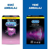 Durex Intense 20'li Uyarıcı Jelli ve Tırtıklı Prezervatif