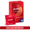 Durex Yakın Hisset XL Prezervatif 16 Adet Yüksek Hassasiyet ve Güvenlik Sağlar