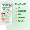 Evony Kids Elastik Kulaklıklı Cerrahi Çocuk Maskesi 10'lu