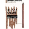Extreme Tattoo Yoğun Renk Veren Suya Dayanıklı Jel Göz Kalemi (001 Glitzy Brown) 8682536028837