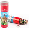 Faber-Castell Metal Tüpte 36 Renk Tam Boy Kuru Boya Kalemi Seti Yüksek Kaliteli 36 Adet