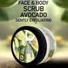 Face Body Scrub Gel Avocado 300 ml