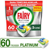 Fairy Platinum Bulaşık Makinesi Deterjanı Tableti / Kapsülü Limon Kokulu 60 Yıkama
