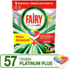 Fairy Platinum Plus Bulaşık Makinesi Deterjanı Kapsülü 57 Yıkama Limon Kokulu