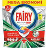 Fairy Platinum Plus Bulaşık Makinesi Tableti 84 Adet Anti-Mat Teknolojili Parlak Temizlik Gücü