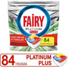Fairy Platinum Plus Bulaşık Makinesi Tableti 84 Adet Anti-Mat Teknolojili Parlak Temizlik Gücü