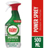 Fairy Power Sprey, 3’ü 1 arada, Bulaşıklarınız Ve Mutfağınız Için Zahmetsiz Temizlik Ve Parlaklık, Limon Kokulu, 500ml