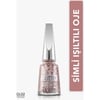 Flormar Flormar-Şeffaf Bazlı ve Parıltılı Glitter Nail Enamel Simli Oje (GL02 Pembe-Gümüş) 8690604195671