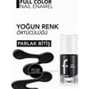 Flormar Full Color Yoğun Pigmentli Parlak Oje (FC32 Victory Of Black) 8690604313228