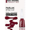 Flormar Klasik Parlak Bitişli Yüksek Pigmentli Oje (416 Straight Red New) 8682536036047