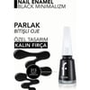 Flormar Klasik Parlak Bitişli Yüksek Pigmentli Oje (313 Black Minimalism New) 8682536035873