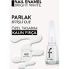 Flormar Klasik Parlak Bitişli Yüksek Pigmentli Oje (400 Brıght White New) 8682536035989