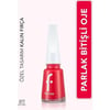 Flormar Klasik Parlak Bitişli Yüksek Pigmentli Oje (377 Red Coral)