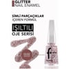 Flormar Simli Oje 10 ml Yarı Transparan Parlak Bitiş Işıltılı Renk Seçenekleriyle