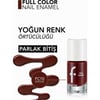 Flormar-Yüksek Pigmentli ve Uzun Süre Kalıcı Full Color Parlak Oje (FC10 Kiremit Kırmızısı) 8690604310463