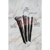 Flormar-Yumuşak Kıllı ve Dayanıklı Makeup Brush Set Allık & Fondöten & Far & Crease Makyaj Fırça Seti (012) 8690604597772