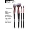 Flormar-Yumuşak Kıllı ve Dayanıklı Makeup Brush Set Allık & Fondöten & Far & Crease Makyaj Fırça Seti (012) 8690604597772