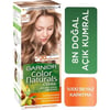 Garnier Color Naturals Krem Saç Boyası - Doğal Açık Kumral 3, Besleyici Yağlar ile %100 Beyaz Kapatma ve Kalıcı Etki Sağlar