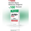 Genus Pharma AVM+ Plus Active, Multivitamin İçeren Takviye Gıda (30 Tablet)