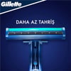 Gillette Blue II Plus Erkek Kullan At Tıraş Bıçağı 7'li Paslanmaz Çelik ve Kaygan Bantlı