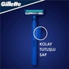 Gillette Blue II Plus Erkek Kullan At Tıraş Bıçağı 7'li Paslanmaz Çelik ve Kaygan Bantlı